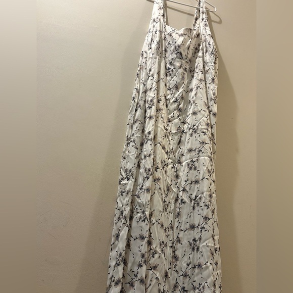 Oh Seven Days - Elegant Floral White maxi Dress - NWT - size 3X - sleeveless - Picture 1 of 9
